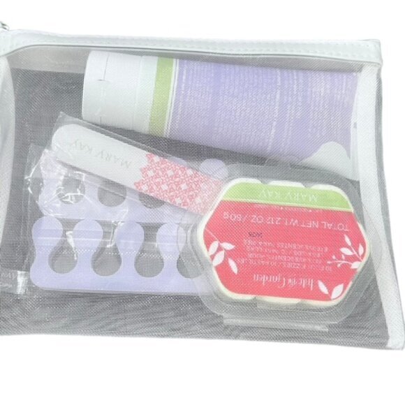 MARY KAY INTO THE GARDEN PEDICURE SET NEW IN BAG LIMITED EDITION Great Gift - Picture 2 of 7